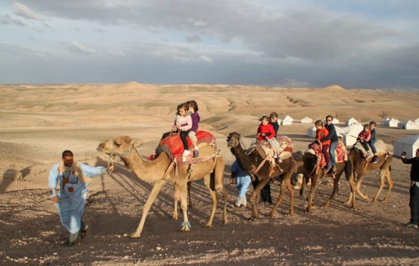 Camel Ride In Agafay Desert